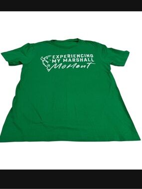 Experiencing My Marshall Moment Green Graphic Tee